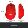 Мишка Logitech M330 Silent plus Red (910-004911) зображення 8