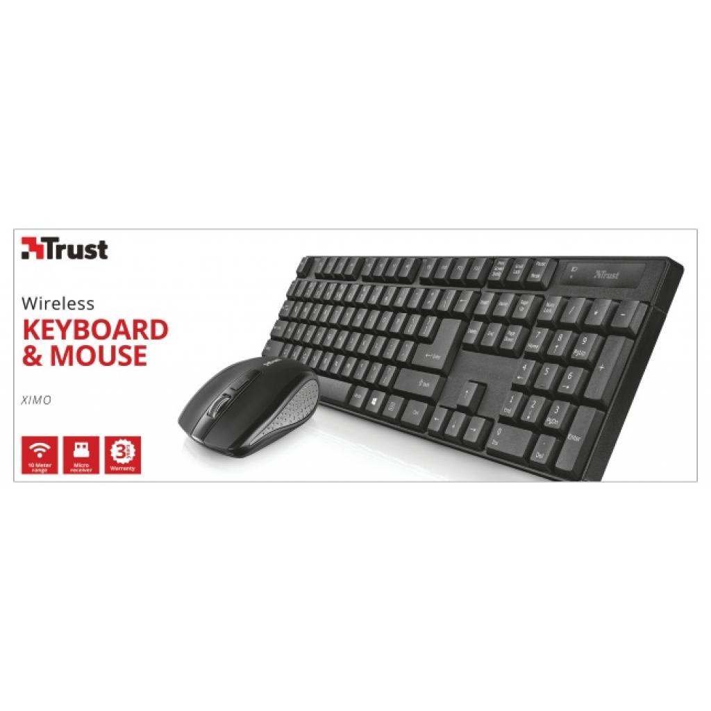 Комплект Trust_акс Ximo Wireless Keyboard with mouse UKR (21628) изображение 8