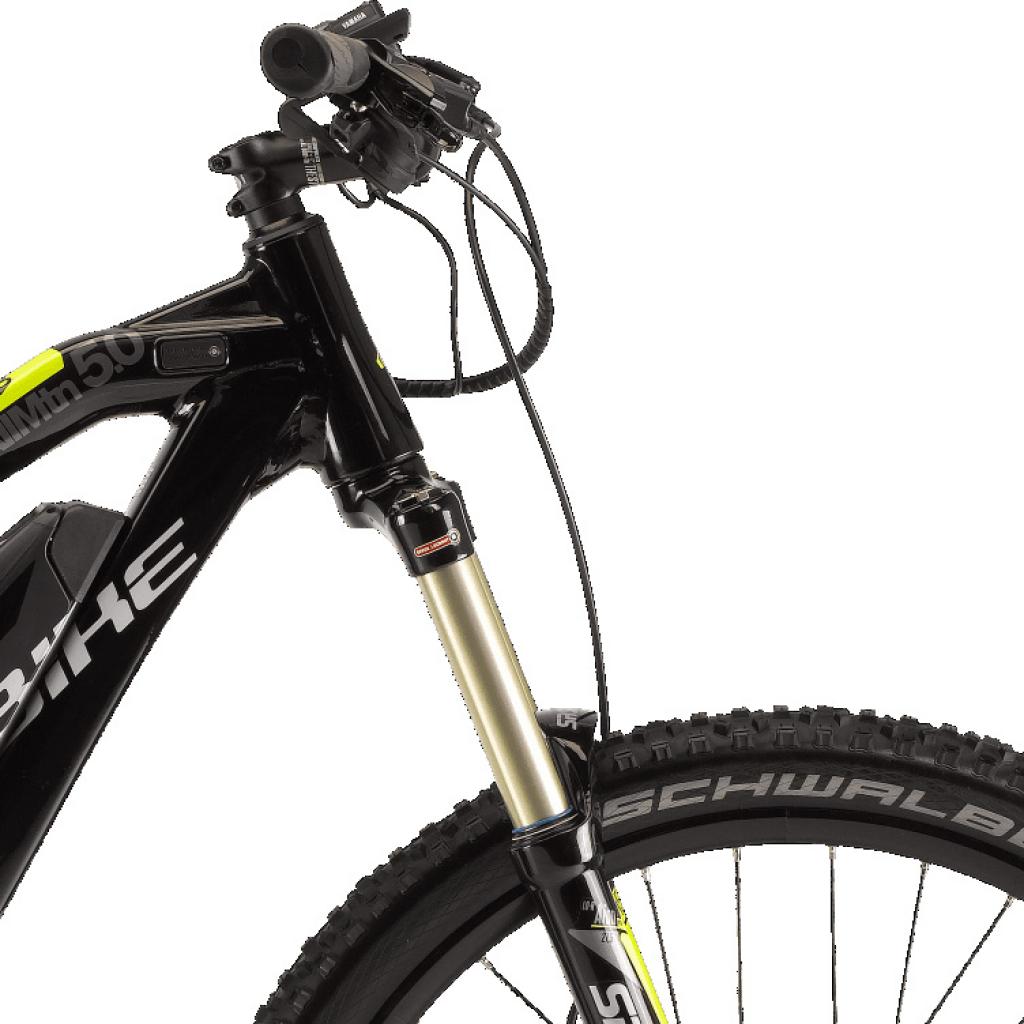 Электровелосипед Haibike SDURO AllMtn 5.0 400Wh 2017, рама 48см, ход:150мм, черный (4545410748) изображение 3