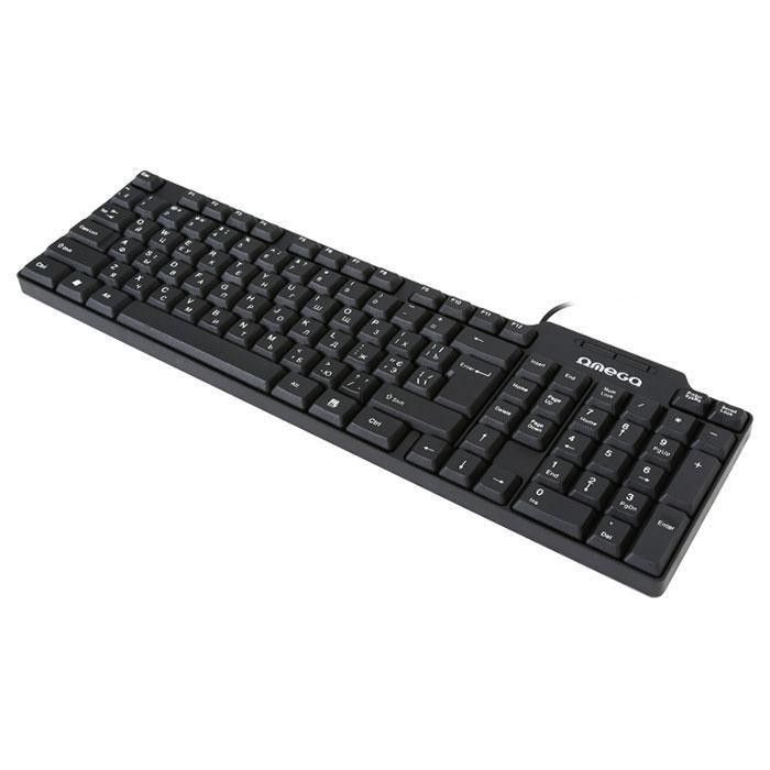 Клавиатура Omega OK-05 Cyrilic Version USB Black (OK05TRU) изображение 3