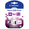 USB флеш накопичувач Verbatim 16GB Store 'n' Stay Nano Black USB 2.0 (97464) зображення 2