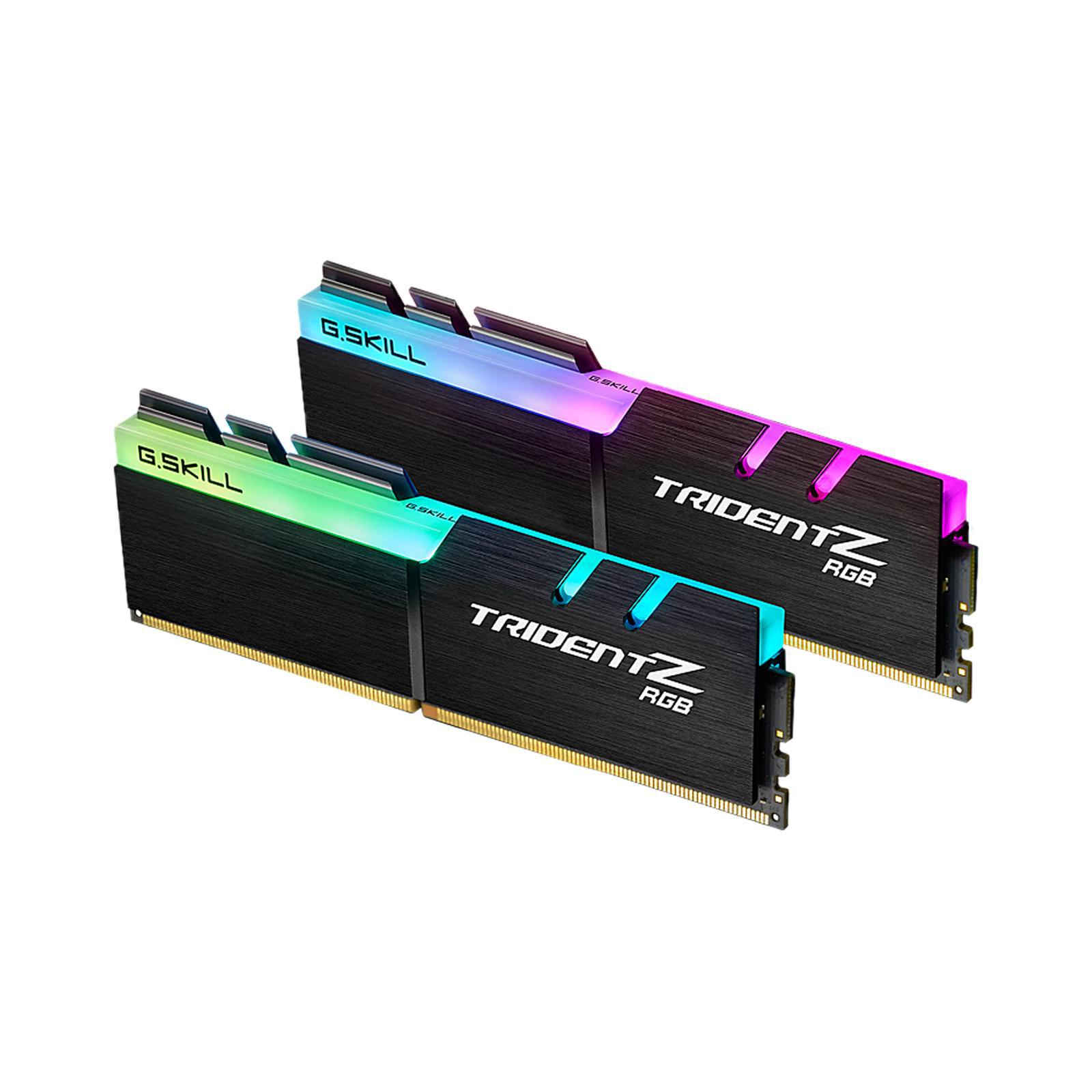 Модуль пам'яті для комп'ютера DDR4 16GB (2x8GB) 3000 MHz TridentZ RGB Black G.Skill (F4-3000C16D-16GTZR)