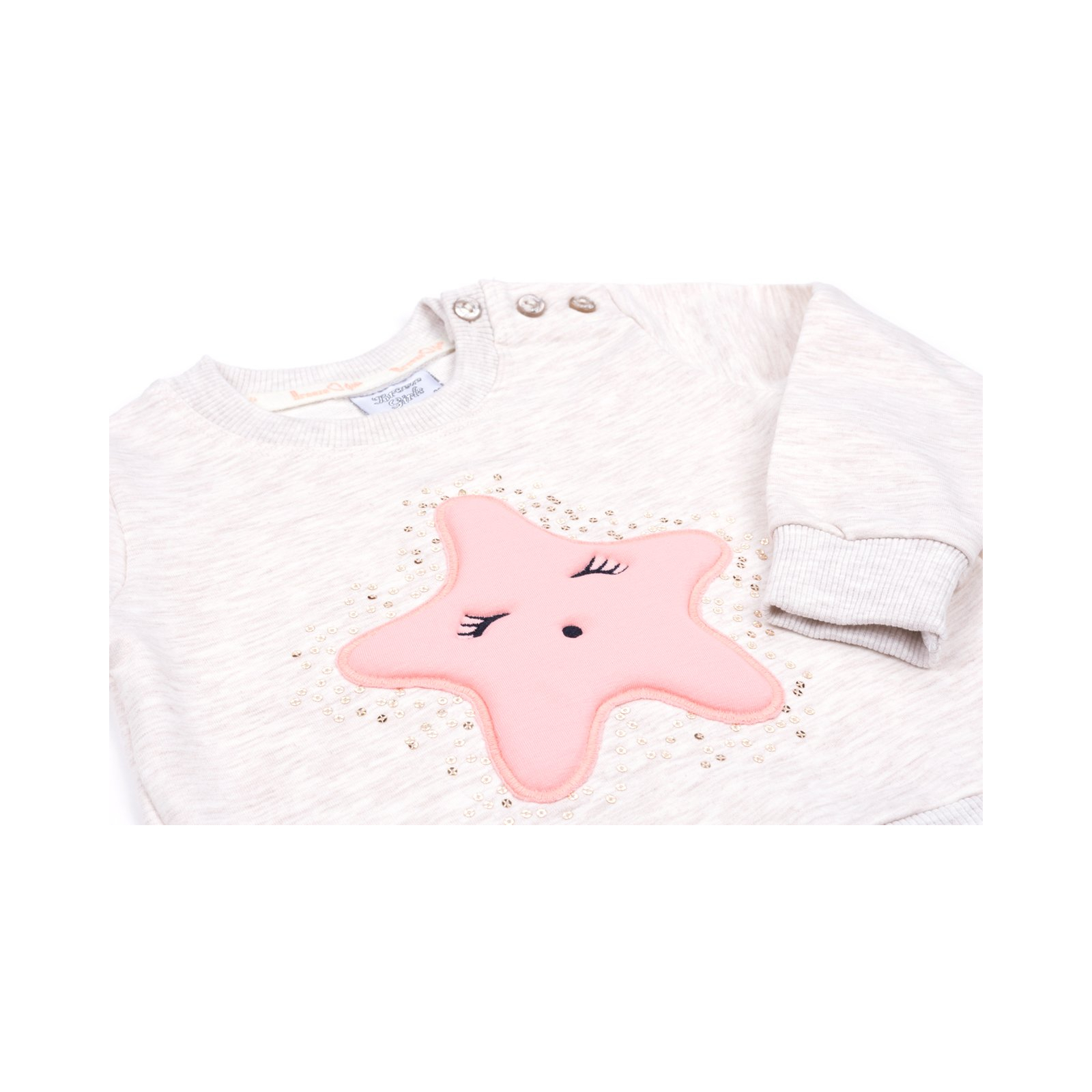 Набір дитячого одягу Breeze із зірочкою (9824-74G-beige) зображення 8