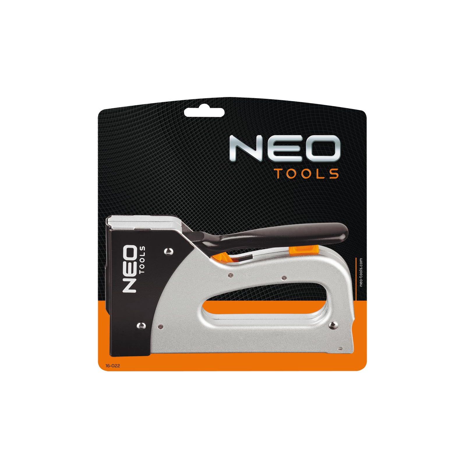 Степлер будівельний Neo Tools 6-14 мм, скоба J (16-022) зображення 2