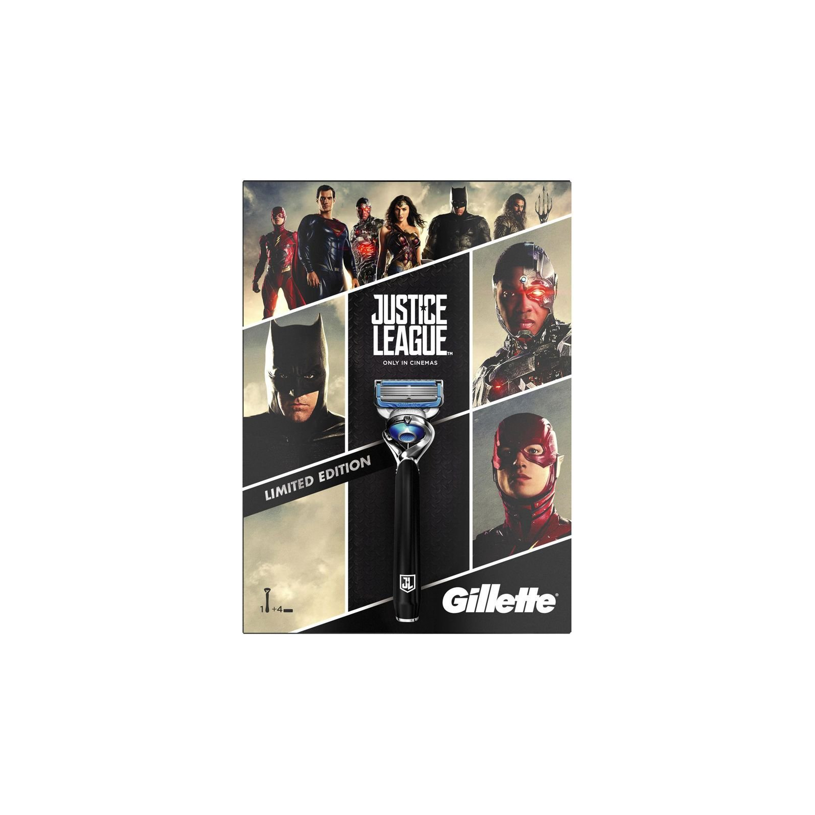Набор для бритья Gillette Fusion Proshield Chill с 4мя сменными кассетами (7702018455638) изображение 2
