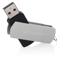 USB флеш накопитель eXceleram 8GB P2 Series Silver/Black USB 2.0 (EXP2U2SIB08) изображение 3