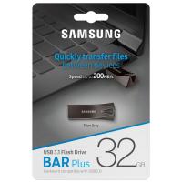 USB флеш накопитель Samsung 32GB Bar Plus Black USB 3.1 (MUF-32BE4/APC) изображение 7