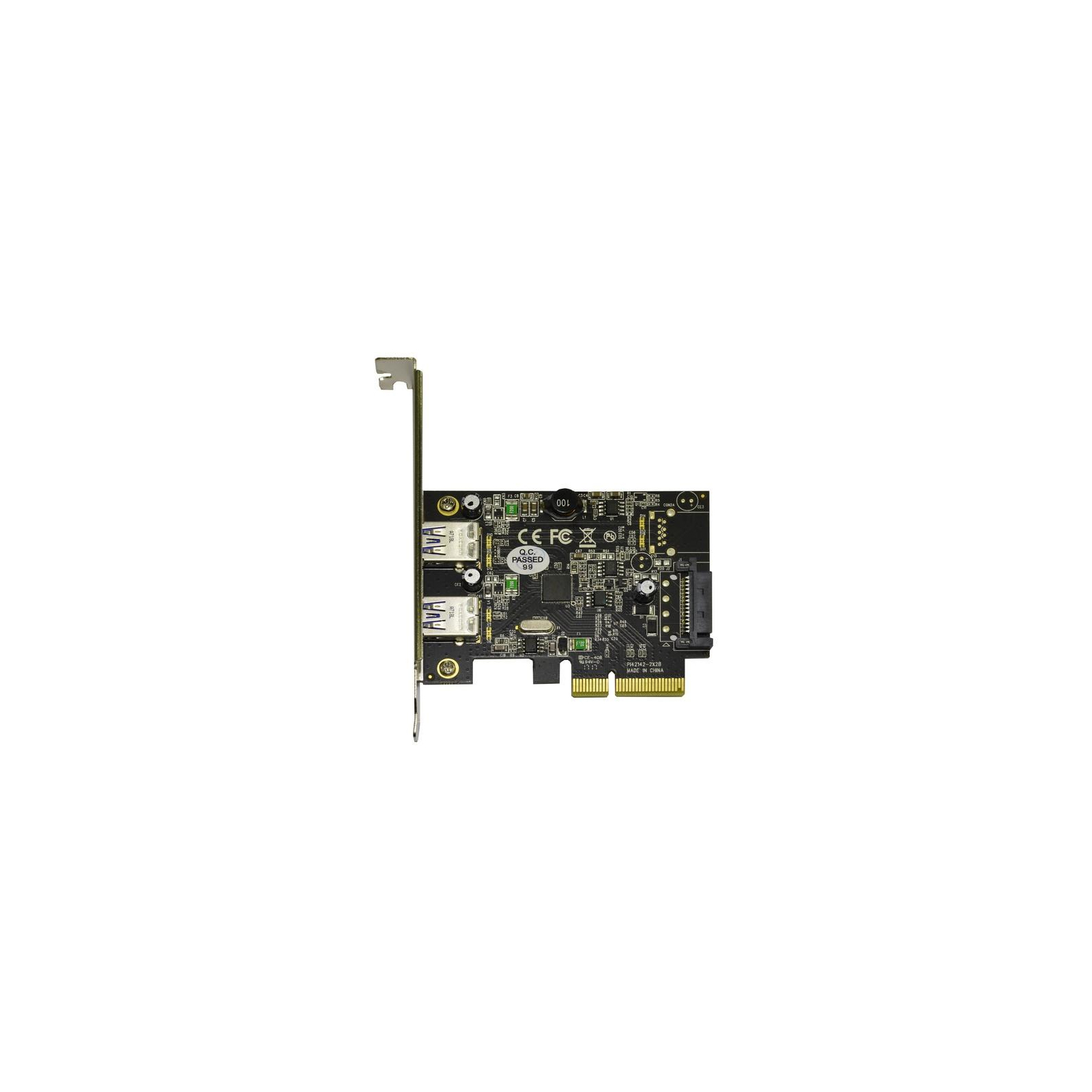 Контроллер PCI to USB3.1 Gen2 2xType-A PCI-E Gen-III x2+планка Low Prof ST-Lab (U-1640) изображение 3