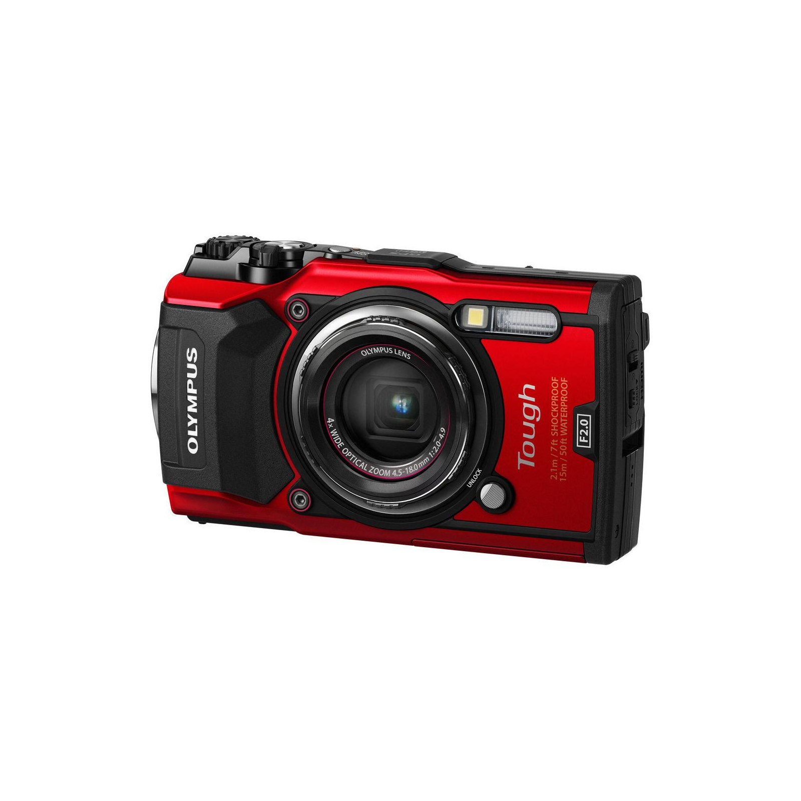 Цифровий фотоапарат Olympus TG-5 Red (Waterproof - 15m; GPS; 4K; Wi-Fi) + case (V104190RE010) зображення 12