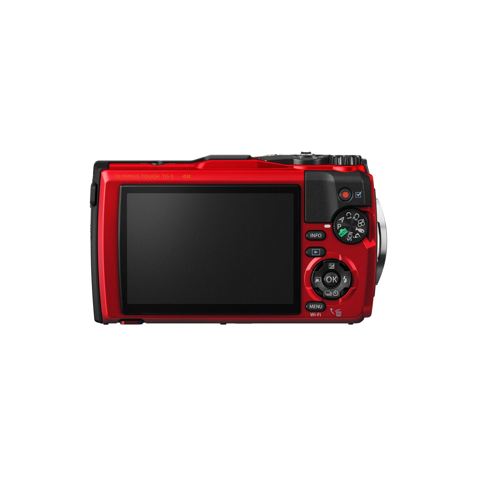 Цифровий фотоапарат Olympus TG-5 Red (Waterproof - 15m; GPS; 4K; Wi-Fi) + case (V104190RE010) зображення 2