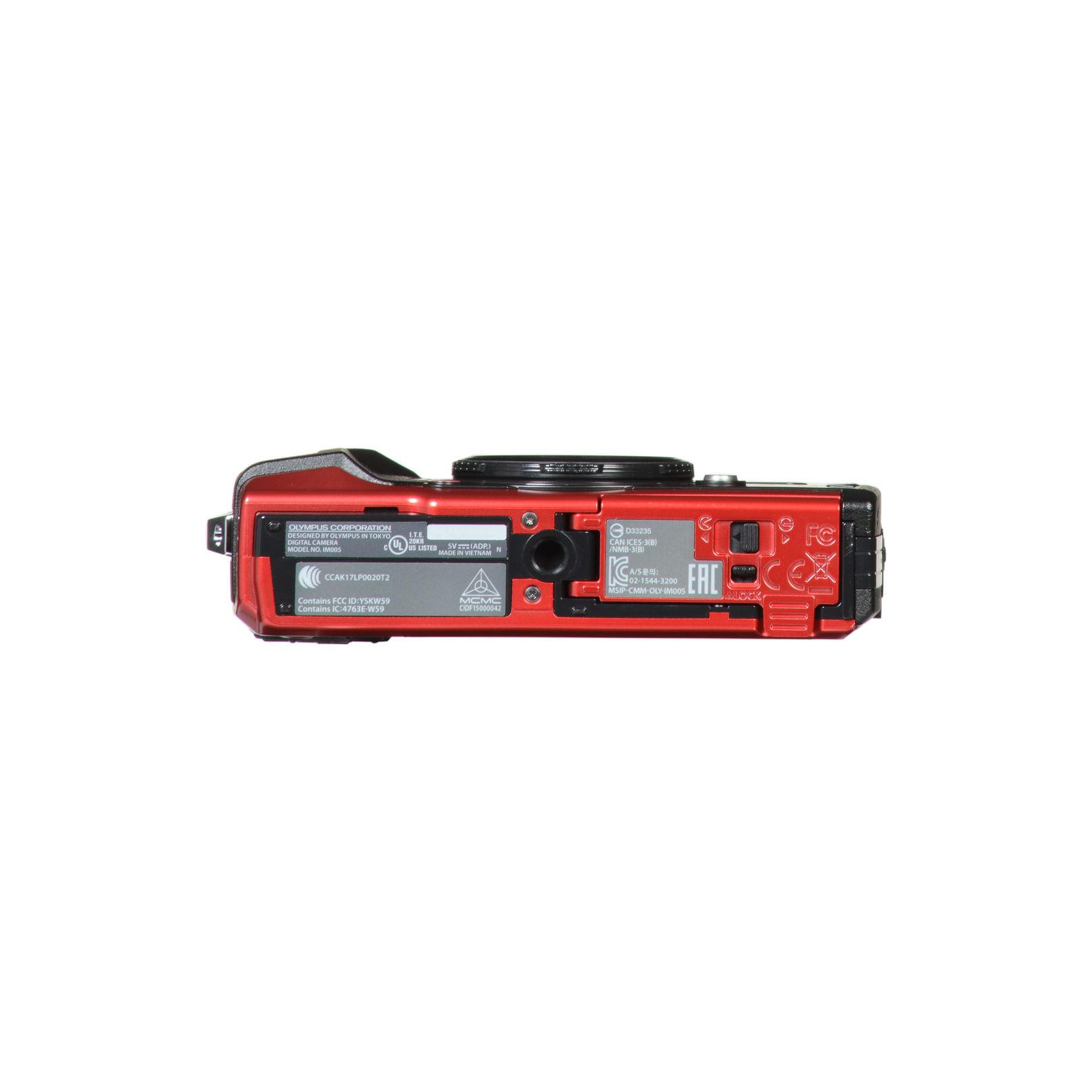 Цифровий фотоапарат Olympus TG-5 Red (Waterproof - 15m; GPS; 4K; Wi-Fi) + case (V104190RE010) зображення 4