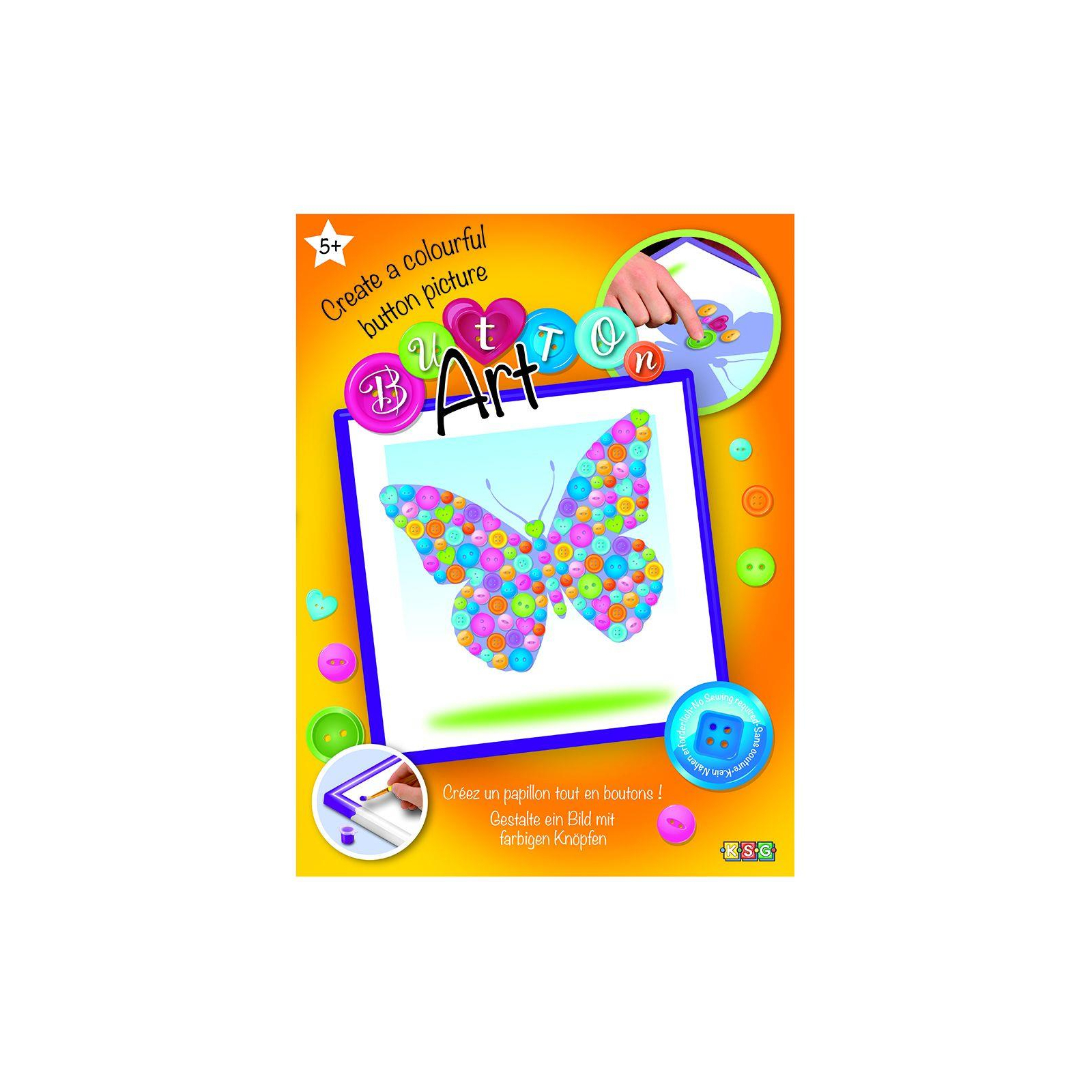 Набір для творчості Sequin Art BUTTON Butterfly (SA1528)