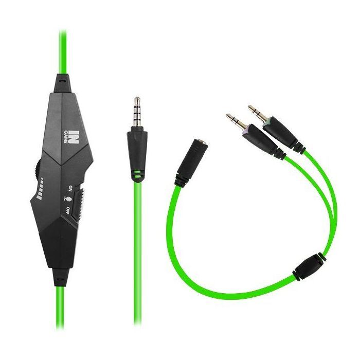 Наушники Gemix N1 Black-Green Gaming изображение 4