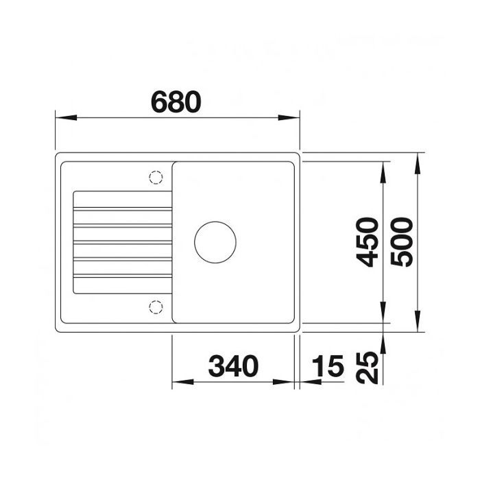 Мойка кухонная Blanco 524721 ZIA 45S COMPACT АНТРАЦИТ изображение 3