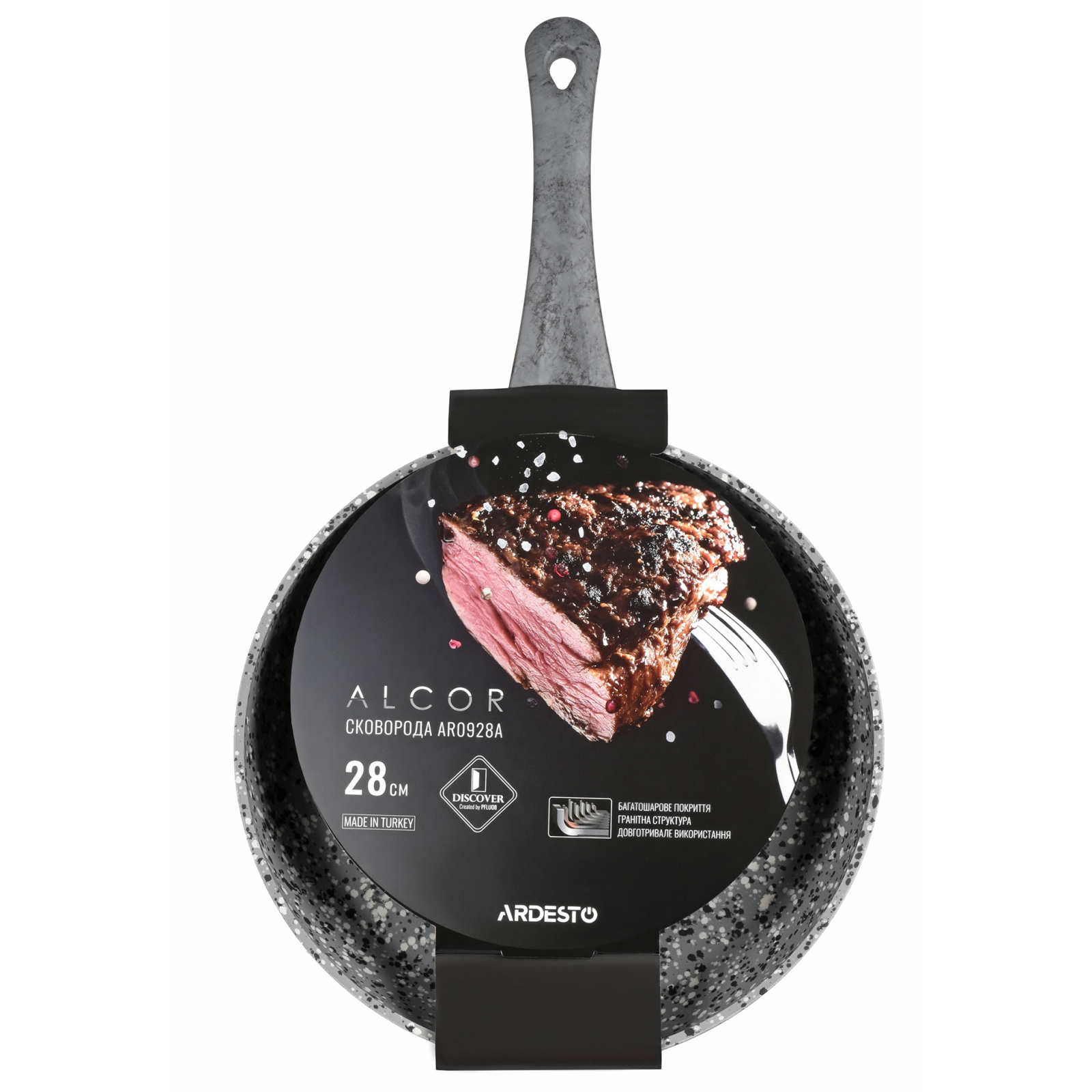 Сковорода Ardesto Alcor 28 см (AR0928A) зображення 6
