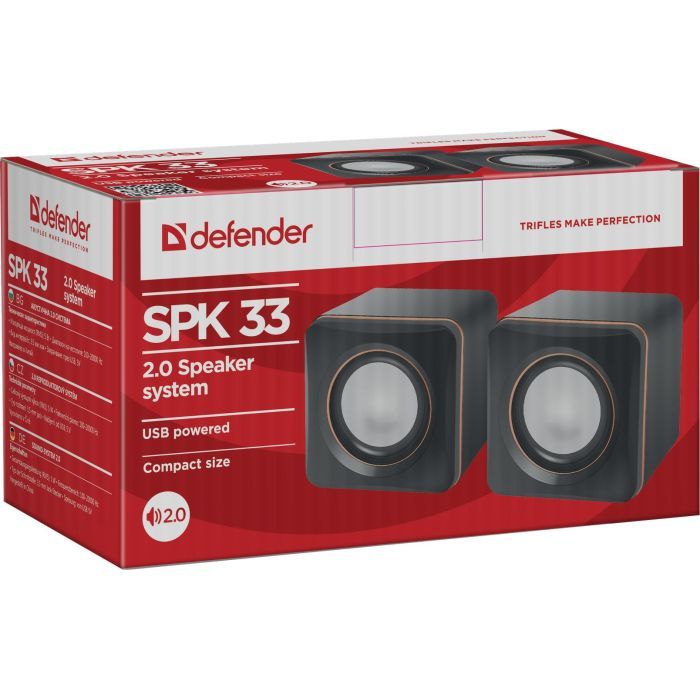 Акустическая система Defender SPK 33 Black (65633) изображение 3
