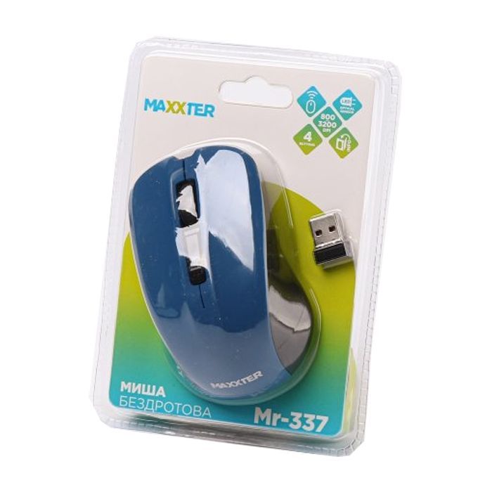 Мышка Maxxter Mr-337-Bl изображение 4