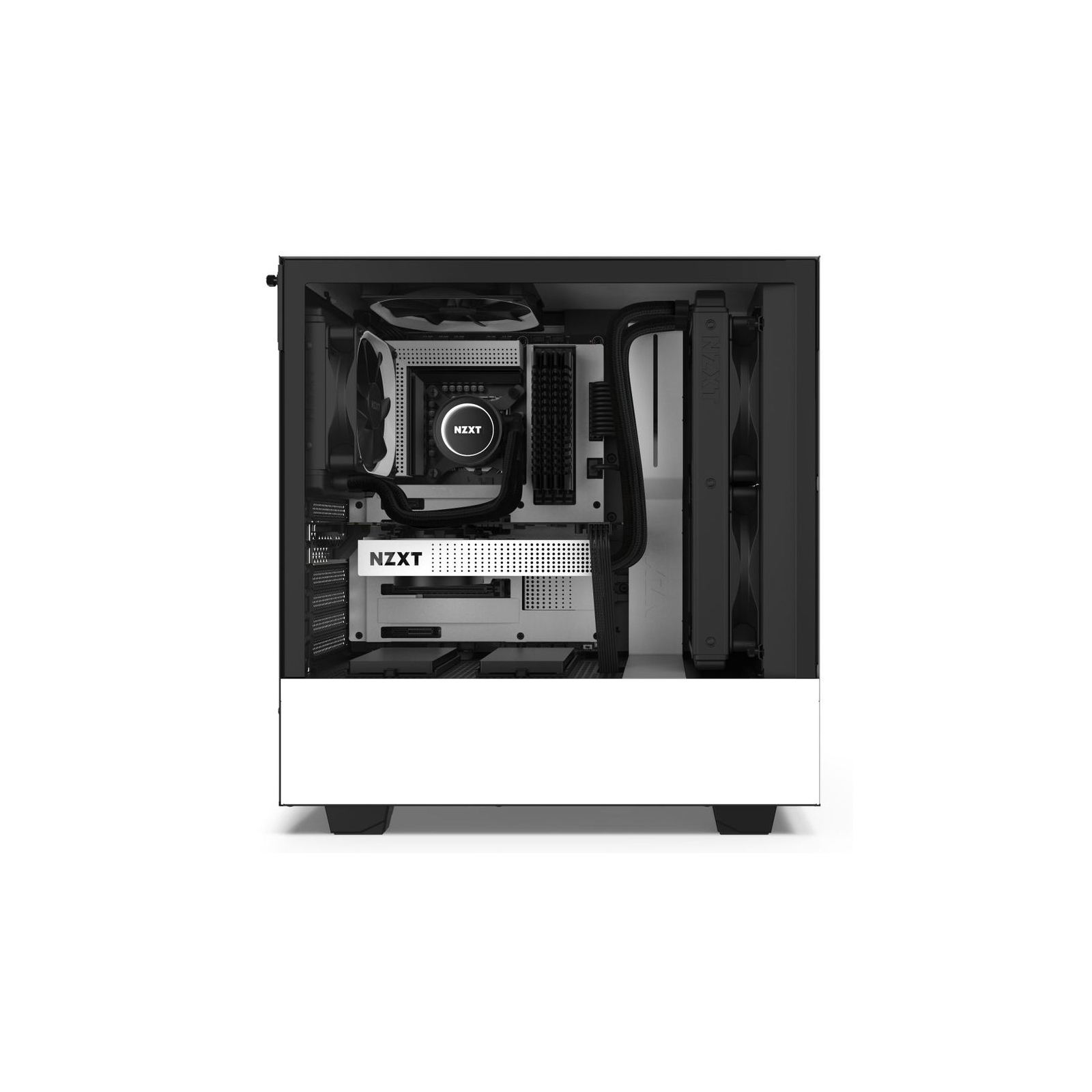 Корпус NZXT H510 White/Black (CA-H510B-W1) изображение 11