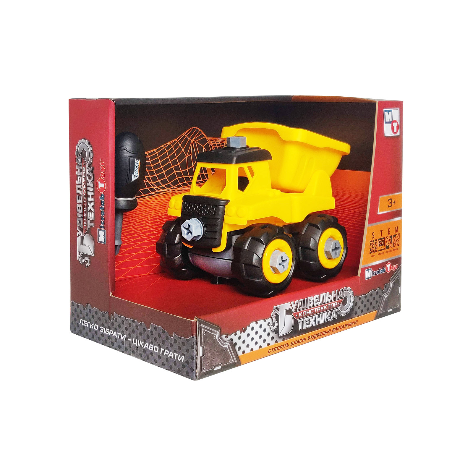 Конструктор Microlab Toys Будівельна техніка - вантажівка (MT8906А) зображення 3