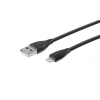 Дата кабель USB 2.0 AM to Lightning 1.0m Maxxter (UB-L-USB-01BK) изображение 2