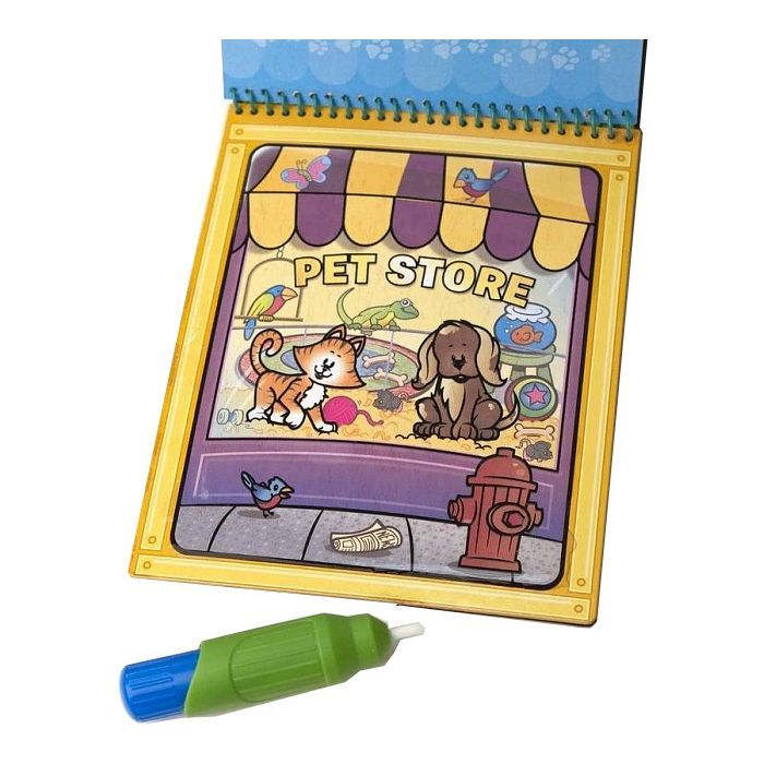 Набор для творчества Melissa&Doug Волшебная водная раскраска Животные (MD15376) изображение 2