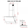 Вытяжка кухонная Perfelli DNS 5252 D 700 WH LED изображение 11
