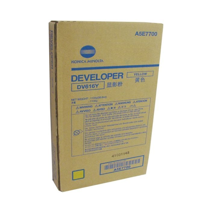 Девелопер Konica Minolta DV-616Y Yellow, для C1085ser. C6085ser. (A5E7700)