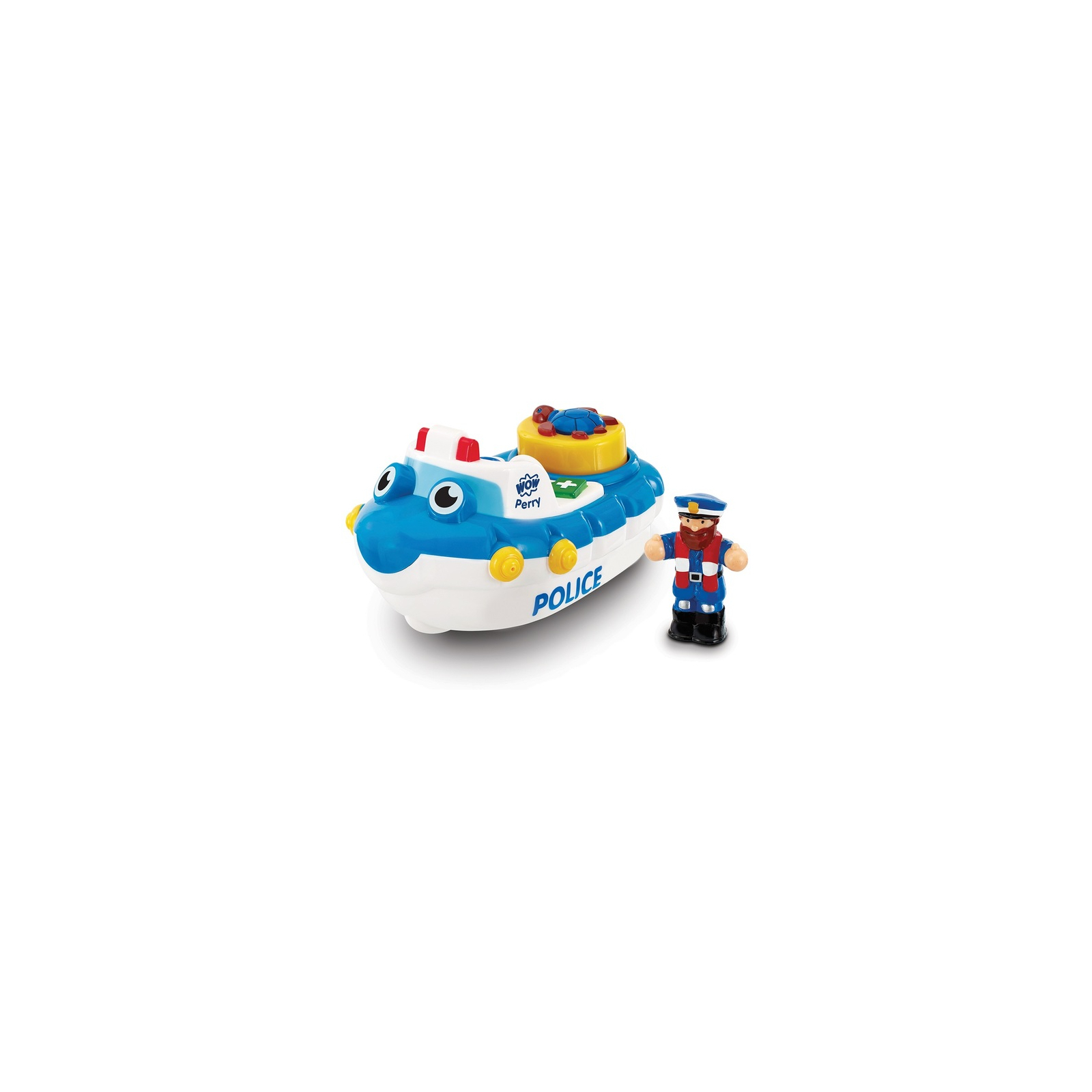 Розвиваюча іграшка Wow Toys Поліцейський човен Перрі (10347)