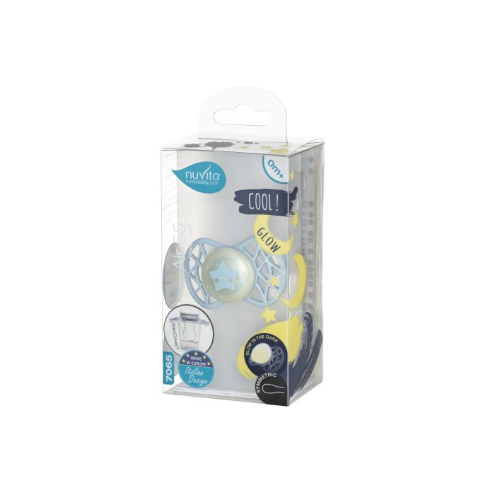 Пустушка Nuvita Air55 Cool 0m+ симетрична (світиться в темряві) (NV7065GSA) зображення 3