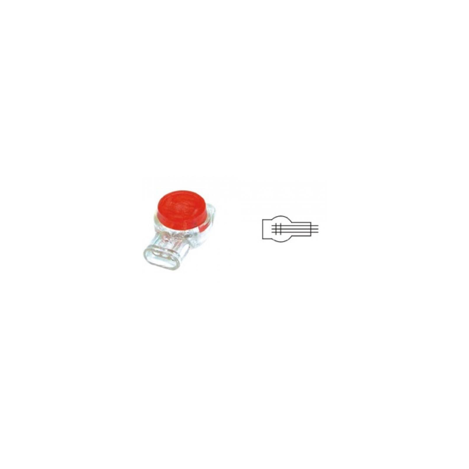 З'єднувач кабелю "Scotchlok" with gel К3 Red * 100 Ritar (13000)