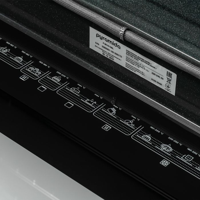 Духова шафа Pyramida F 80 M GBL (F80MGBL) зображення 7