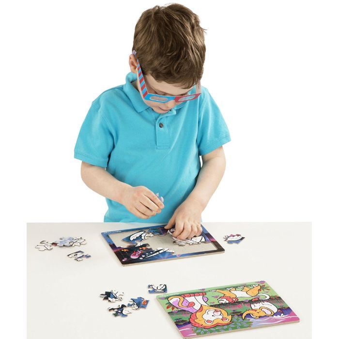 Набір для творчості Melissa&Doug 3D пазли-розмальовки Сафарі / Океан (MD8823) зображення 5