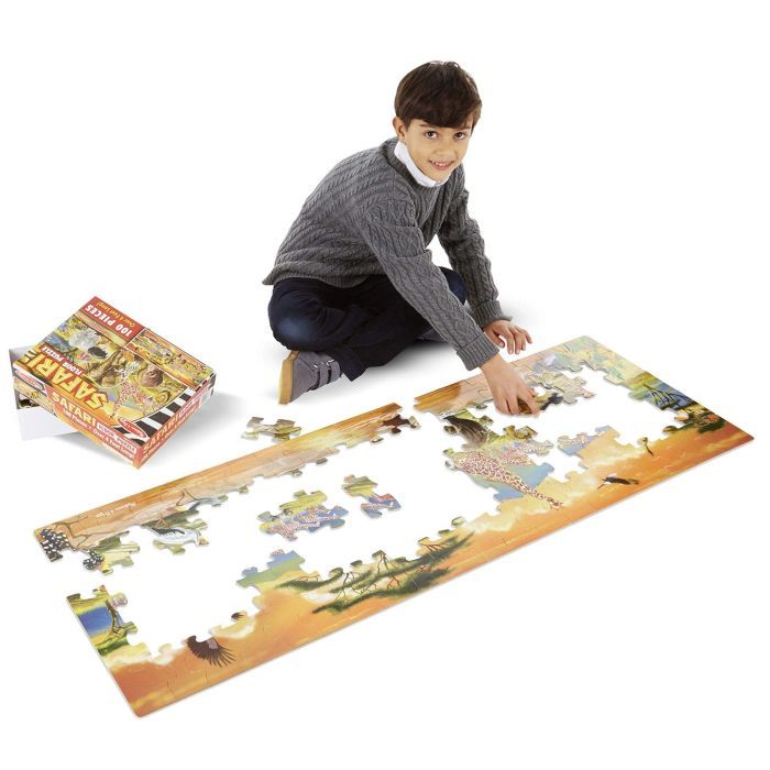 Пазл Melissa&Doug Мега "Сафари", 100 элементов (MD12873) изображение 2