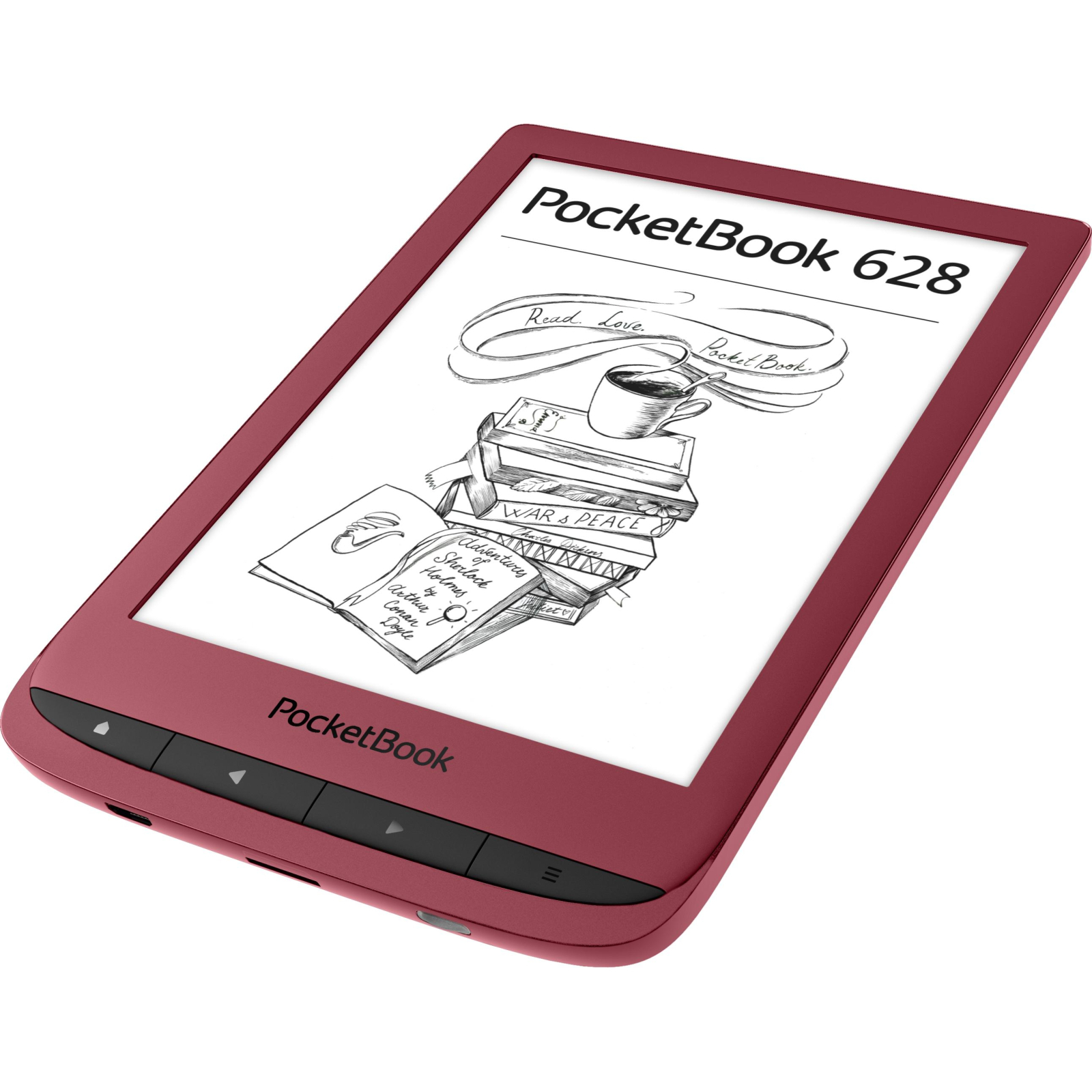 Электронная книга Pocketbook 628 Touch Lux5 Ruby Red (PB628-R-CIS) изображение 7