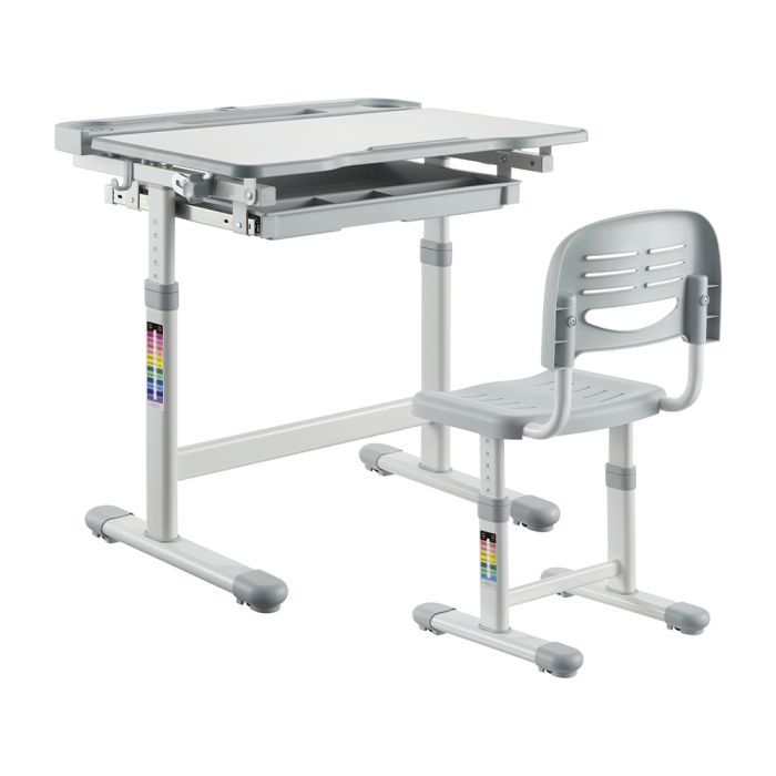 Парта со стулом FunDesk Bellissima grey (221918) изображение 3