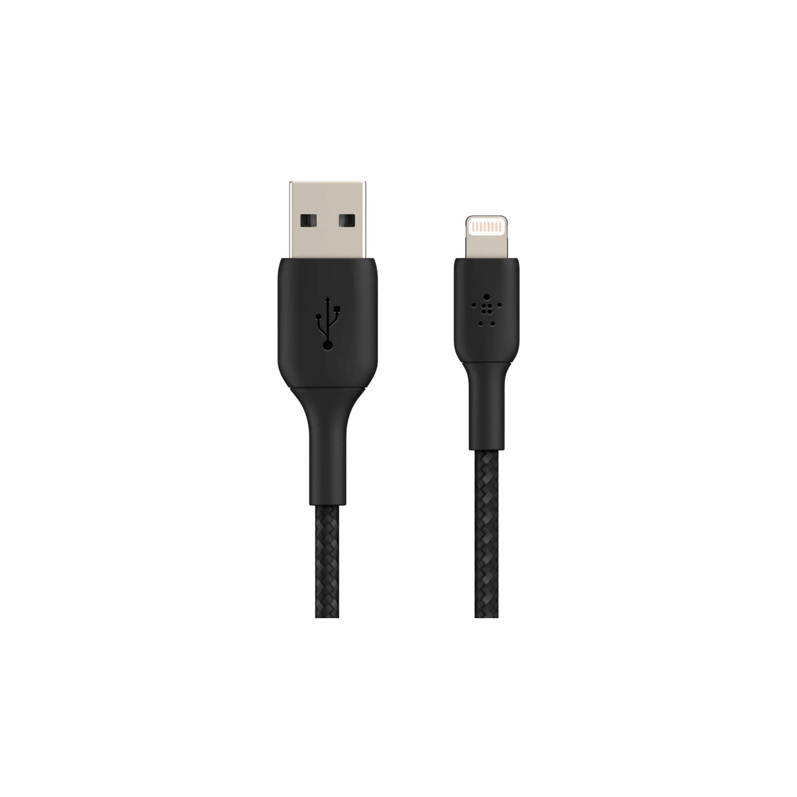 Дата кабель USB 2.0 AM to Lightning 1.0m black Belkin (CAA002BT1MBK) изображение 2