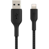Дата кабель USB 2.0 AM to Lightning 1.0m black Belkin (CAA002BT1MBK) зображення 2