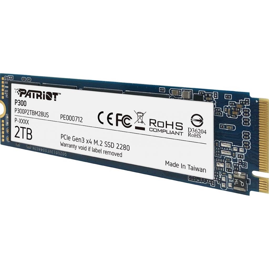 Накопичувач SSD M.2 2280 2TB Patriot (P300P2TBM28) зображення 3