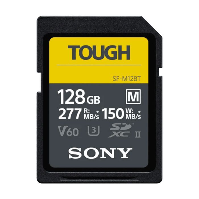 Карта памяти Sony 128GB SDXC class10 UHS-II U3 V60 Tough (SFM128T.SYM)