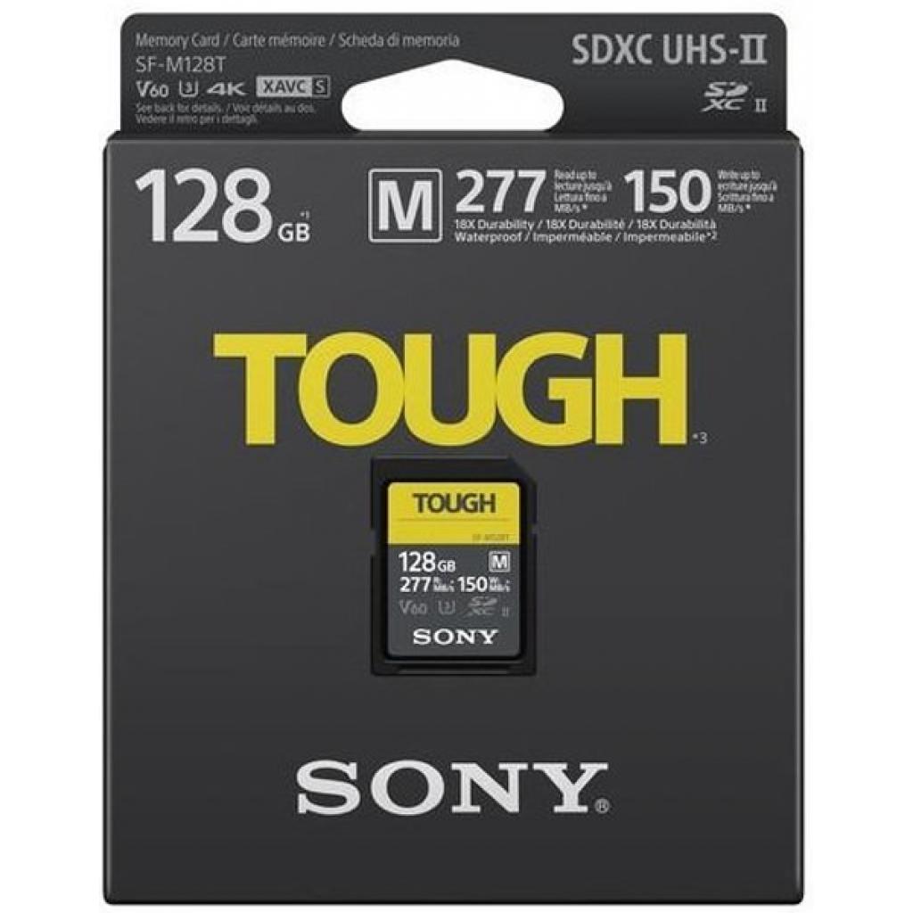 Карта пам'яті Sony 128GB SDXC class10 UHS-II U3 V60 Tough (SFM128T.SYM) зображення 2