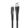 Дата кабель USB 2.0 AM to Micro 5P 1.0m zinc alloy + led black ColorWay (CW-CBUM035-BK) изображение 4