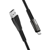 Дата кабель USB 2.0 AM to Micro 5P 1.0m zinc alloy + led black ColorWay (CW-CBUM035-BK) зображення 5