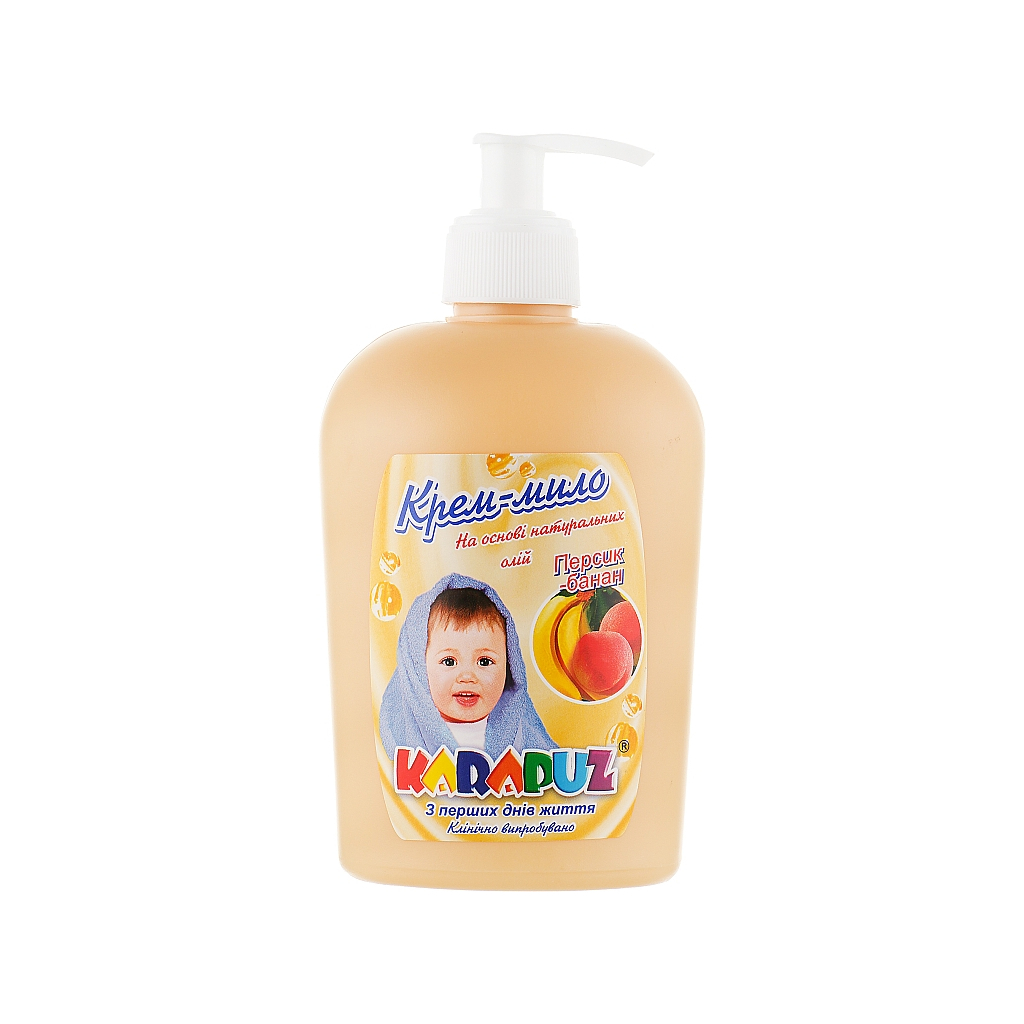 Жидкое мыло Карапуз персик-банан 400 мл (4820049380248)