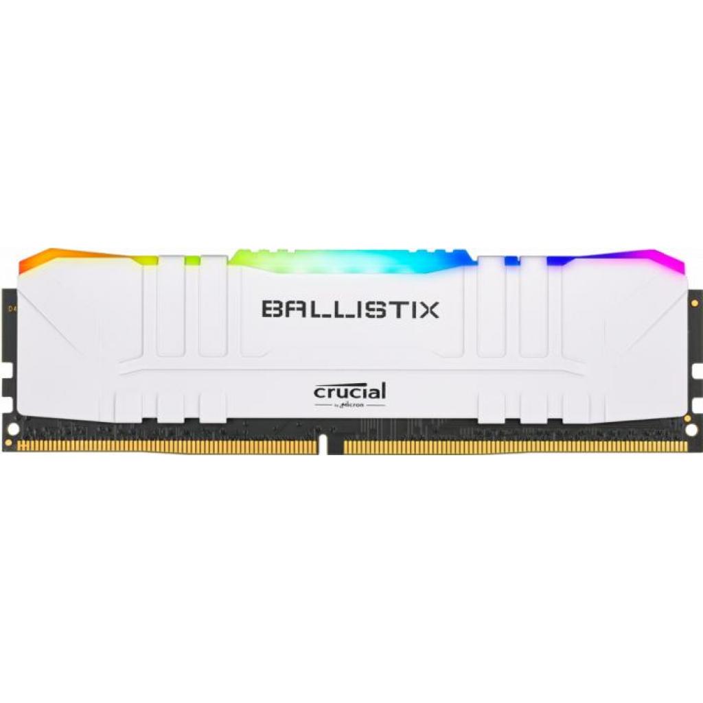 Модуль памяти для компьютера DDR4 8GB 3600 MHz Ballistix RGB White Micron (BL8G36C16U4WL)