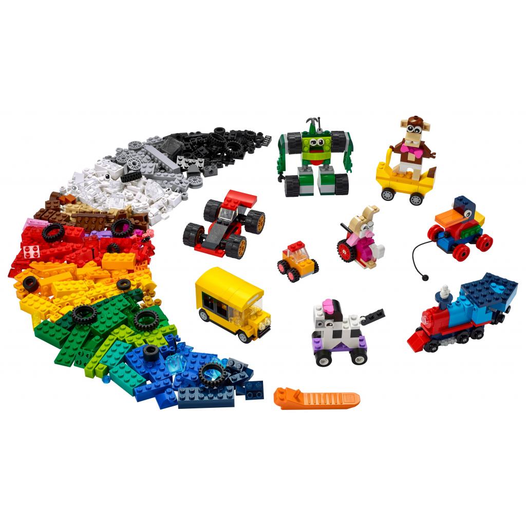 Конструктор LEGO Classic Кубики й колеса (11014) зображення 2