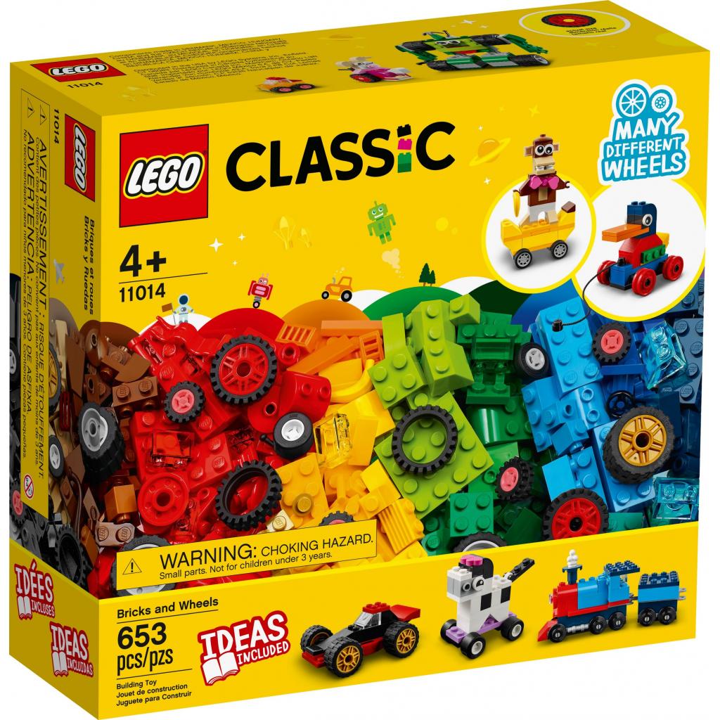 Конструктор LEGO Classic Кубики й колеса (11014)