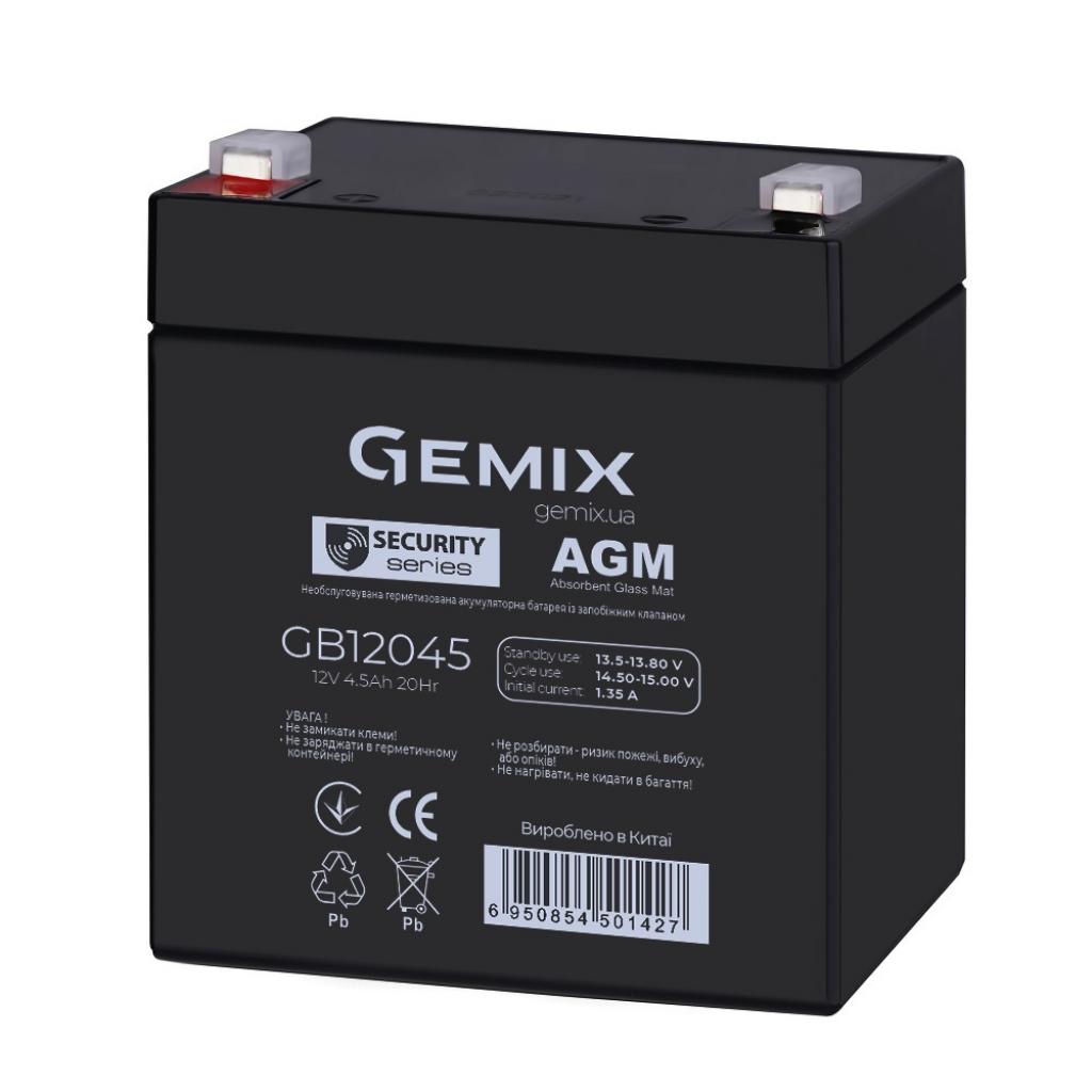 Батарея до ДБЖ Gemix GB 12В 4.5 Ач (GB12045) зображення 2