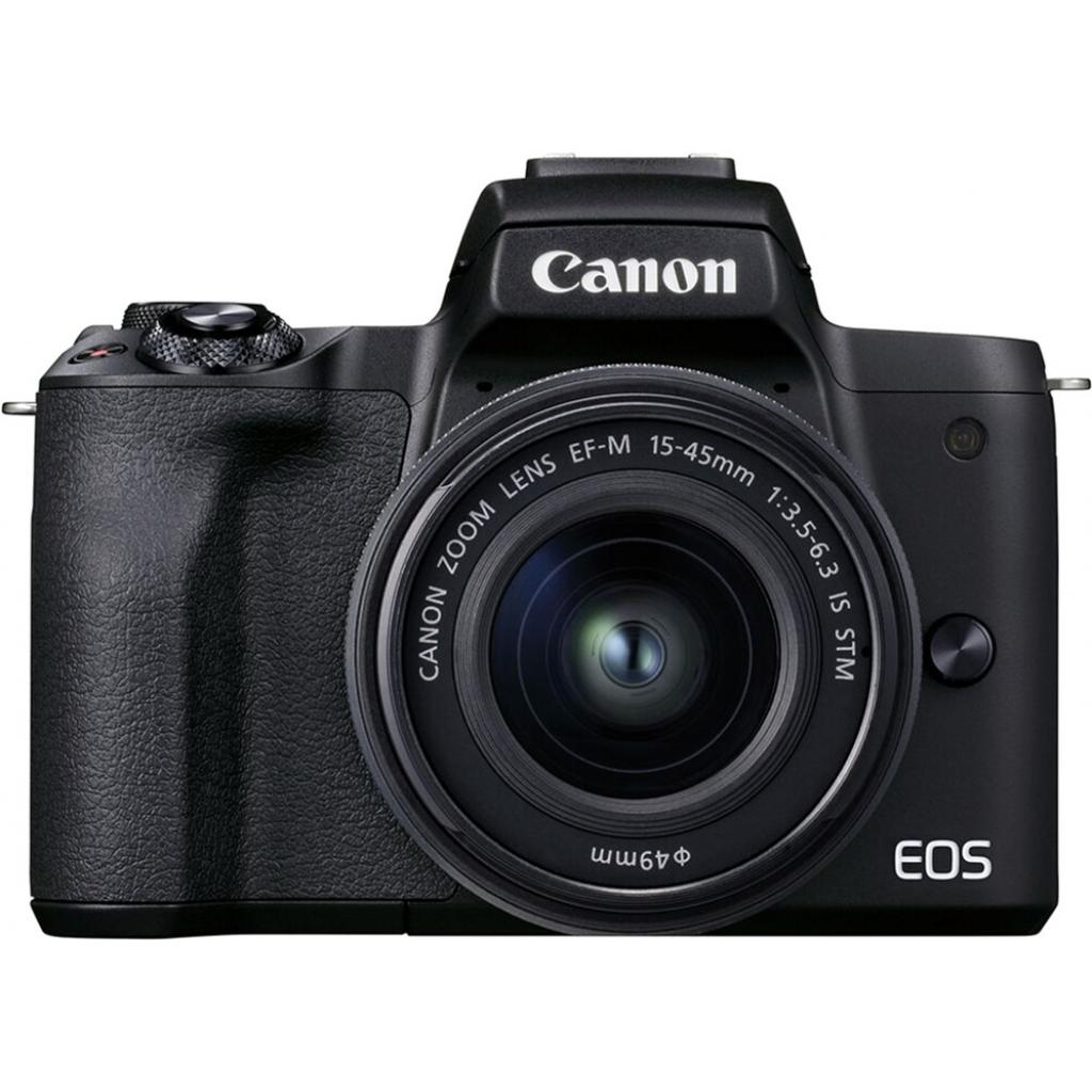 Цифровий фотоапарат Canon EOS M50 Mk2 + 15-45 IS STM + 55-200 IS STM Black (4728C041) зображення 2