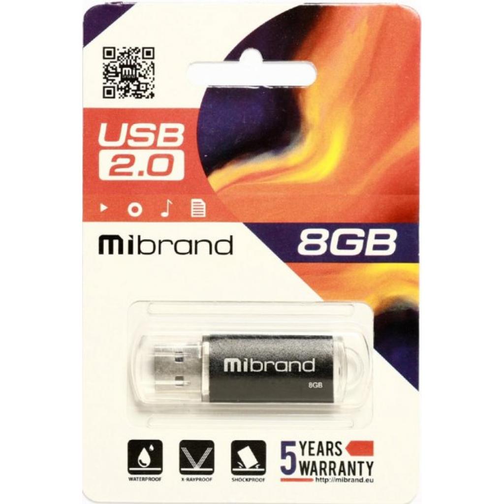 USB флеш накопитель Mibrand 16GB Cougar Black USB 2.0 (MI2.0/CU16P1B) изображение 2