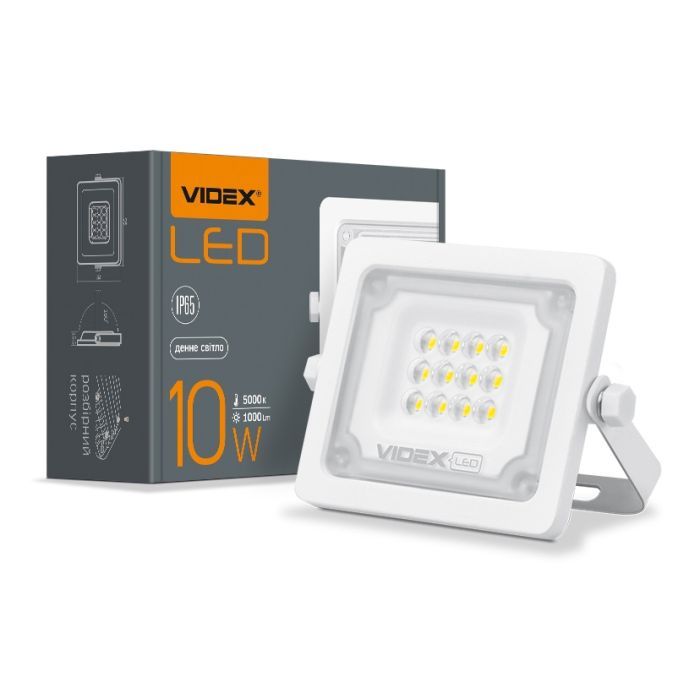 Прожектор Videx LED  10W 5000K 220V (VL-F2e-105W) изображение 3